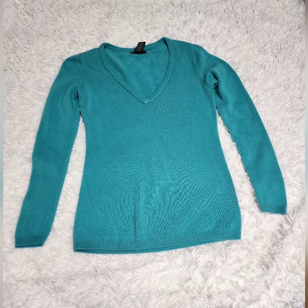 New York & Company Teal Sweater